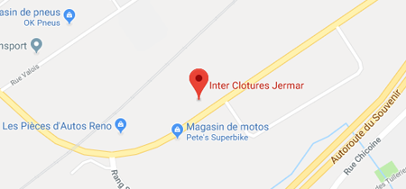 Google Map : Inter Clôtures Jermar